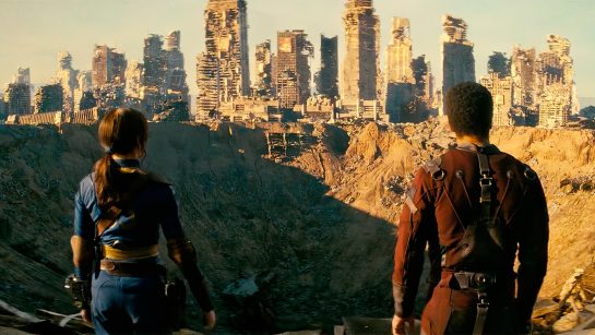 Кадр города Сэнди Шорс из сериала «Fallout» (Фоллаут)